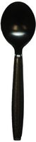 Berkley Square Medium Heavy Weight Polystyrene Soup Spoon, Black (1000/Case)