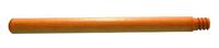 Magnolia Brush A-12 Hardwood Threaded Handle with Clear Lacquered Finish, 15/16" Diameter, 1' Length (Case of 12)