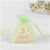 XLPD Custom Bolsas De Regalo 50Pcs 11X16cm Mixed Color Christmas Party Wedding Favors Candy Packaging Drawstring Organza Gift Bag Light Green
