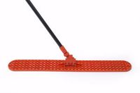 1 36" Dust Mop Frame with 1 Black Fiberglass Handle and Clip-On Connector 100% Made in USA