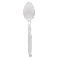Solo Cup GDC7TS0090 Guildware Heavyweight Plastic Cutlery Teaspoons, Clear