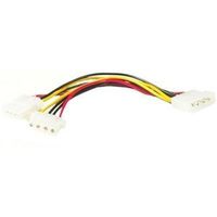 6IN Internal Y Power Splitter 4PIN Male to 2 4PIN Sok