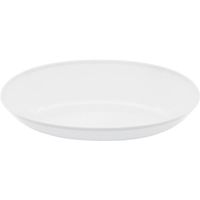 Form and Function, White, Bowl, Plastic Small Oval, Sold By The Case: 6 Pkgs of 1