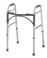 McKesson Aluminum 25 to 32" H Folding Walker Up to 350 lbs