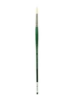 Grumbacher Gainsborough Round Oil and Acrylic Brush, Hog Bristle, Size 6 (1271R.6)