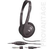 New Cyber Acoustics Acm 90b Pc Audio Stereo Headphone Volume Control 6.3mm Adapter 96 Inch Cable