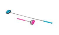 2X Extendable Massage Rollers Back Reflexology Telescopic Muscle Relief Portable