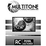 Inkpress MultiTone Black & White Resin Coated BW Pearl Luster Darkroom Photographic Paper, 8x10", 25 Sheets
