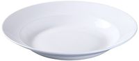 Yanco LD-311 Pasta Bowl, 22-Ounce, 11.5" Diameter, Porcelain, Bone White, Pack of 12
