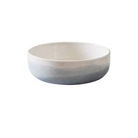 Bowl Ceramic Tableware Fruit Salad Dish Pasta Cereal Soup Bowl Diet Utensils Tray Round Bowl 14.2x5.2cm Household tableware, retro bowl