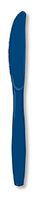 Club Pack of 288 Navy Blue Premium Heavy-Duty Plastic Party Knives
