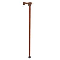 Brazos 37" Handcrafted Lacewood Handle Select Wood Walking Cane for Men and Women, Bubinga Shaft, Made in The USA
