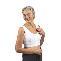 THERABRA by BIACARE 15-25 mmHg - for Lymphedema and Edema (C/D Cup - 28/30 Band, White)