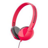 Skullcandy Stim On-Ear Headphones with Built-In Microphone and Remote, Supreme Sound Balanced Audio, Lightweight Design for Comfortable Fit, Red
