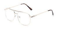 Readers.com Reading Glasses: The Whitman Bifocal Reader, Metal Aviator Style for Men and Women - Gold, 2.00