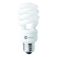 Ecosmart 60W Equivalent 2700K Spiral CFL Light Bulb, Soft White (12-Pack)