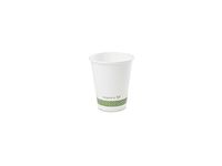 Vegware LV-8G 8oz White hot Cup (Case of 1000)