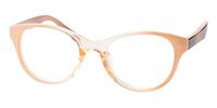 SOOLALA Lovely Hit Color Oversized Clear Lens Eye Glasses Frame Wide Reading Glasses, Tan, 2.0