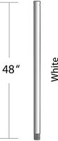 Oxygen 3-6-4806 48" Downrod, White