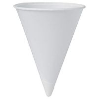 Solo 4R-2050 4 oz White Paper Cone Cups (Case of 5000)