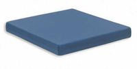 Memory Foam Wheelchair Cushion 18" x 16" x 2" With Navy Poly Nylon Cover
