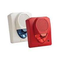 AMSECO POTTER CSH-1224W-AW AMBER LENS WHITE BODY