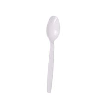Karat U2023W 6.5" PS Extra-Heavy Weight Disposable Teaspoon, White (Pack of 1000)
