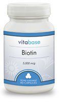 Biotin 5000 mcg - Energy Metabolism Healthy Hair & Skin - 60 Caps