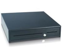 Bematech CR1000-GY Cash Drawer, Titan Jr Series, Does Not Include Cable, 16" Width x 16.5" Depth x 3.9" Height, Gray