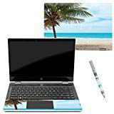 Mightyskins Skin Compatible with Hp Pavilion X360 14" (2018) - Beach Bum | Protective, Durable, and Unique Vinyl Decal Wrap Cover | Easy to Apply, Remove, and Change Styles | Made in The USA
