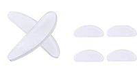Mini Skater 2 Pair 1mm Sunglasses Nose Pad Covers Self Adhesive Anti Slip Silicone Grips Sticky Soft Backing Comfortable Pad for Spectacles Eyeglasses Reading Glasses (Clear)