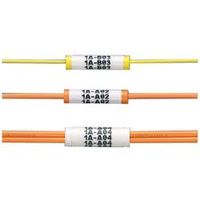 NWSLC-2Y Yellow Cable Identification sleeve for 2mm Simplex Fiber Cable, 1" Length, Pack of 100 (pack 15)