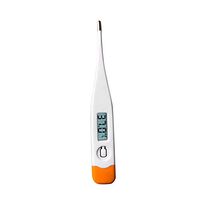 Digital Medical Thermometer, DAYPLAY Baby Flu Protective Device Rectal and Oral Thermometer for Adults and Kids Soft Head Thermometer for Fever Accurate and Fast Readings with Fever Indicator (Yellow)