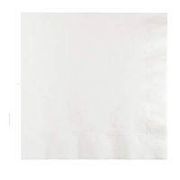250-Count Touch of Color 3-Ply Paper Dinner Napkins, White
