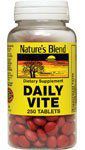 Nature's Blend Daily Vite 250 Tablets