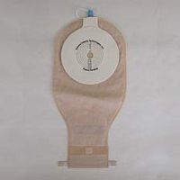 EZ Clean Drainable One-Piece Pouch with Attached Wafer, Opaque (Box of 10)