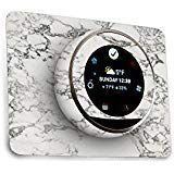 MightySkins Skin Compatible with Nest Thermostat - White Marble | Protective, Durable, and Unique Vinyl Decal wrap Cover | Easy to Apply, Remove, and Change Styles | Made in The USA