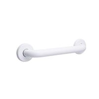 CSI Bathware BAR-SB30-TW-125-PW 30-Inch Grab Bar Straight Safety Bar Concealed Flanges Powder-Coated, White
