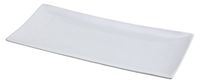 Yanco FU-210 Fuji Rectangular Sushi Plate, 10" Length x 4.5" Width, Porcelain, Bone White, Pack of 24