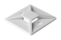 Hellermann Tyton MB3A10C2 151-28718 4 Way Mount White Rubber Adhesive .75" X .75" - 100 Pack