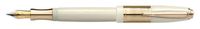 Laban Genghis Khan Ivory GT Broad Point Fountain Pen - LRN-F987-IVPGB
