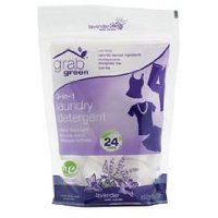GrabGreen Lavender and Vanilla 3 in 1 Laundry Detergent, 15.2 Ounce -- 6 per case.