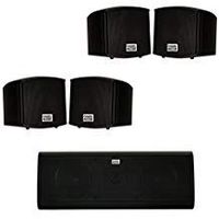 Acoustic Audio AA321B and AA40CB Indoor Speakers Home Theater 5 Speaker Set