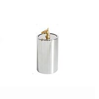 ZXC Home Creative Handmade Toothpick Box Small Bird Horse Head Silver Minimalist Family Toothpick Box (Size : S)