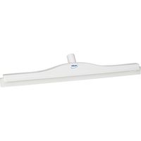 Vikan 77145 Rubber Polypropylene Frame Double Blade Squeegee, 24", White