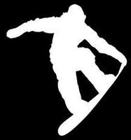 Snowboarder Vinyl Car/Laptop/Window/Wall Decal