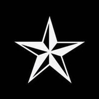 Chase Grace Studio Nautical Ocean Compass Star Vinyl Decals Sticker|White|Cars Trucks Vans Suvs Boat Laptops Wall Art|5" X 5"|CGS217