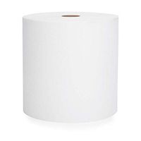 KIMBERLY CLARK CONSUMER KLEENEX Hard Roll Towels, 8 x 600ft, 1 3/4" Core dia, White, 6 Rolls/Carton (50606) by KIMBERLY CLARK CONSUMER