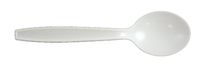Berkley Square Heavy Polystyrene Soupspoon, Medium, White
