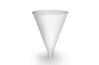 Genpak W4F 4 Oz. Paper Cone Cups - 5000 / CS